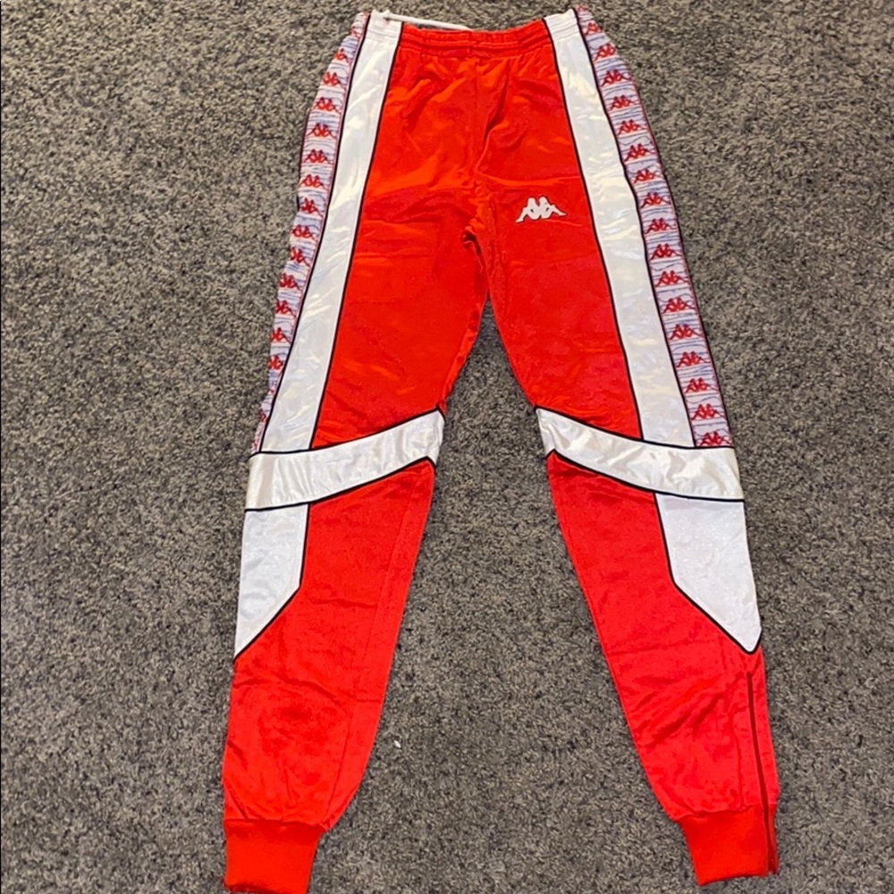Women’s - Red - Kappa - Track Pant Joggers (XS/S)